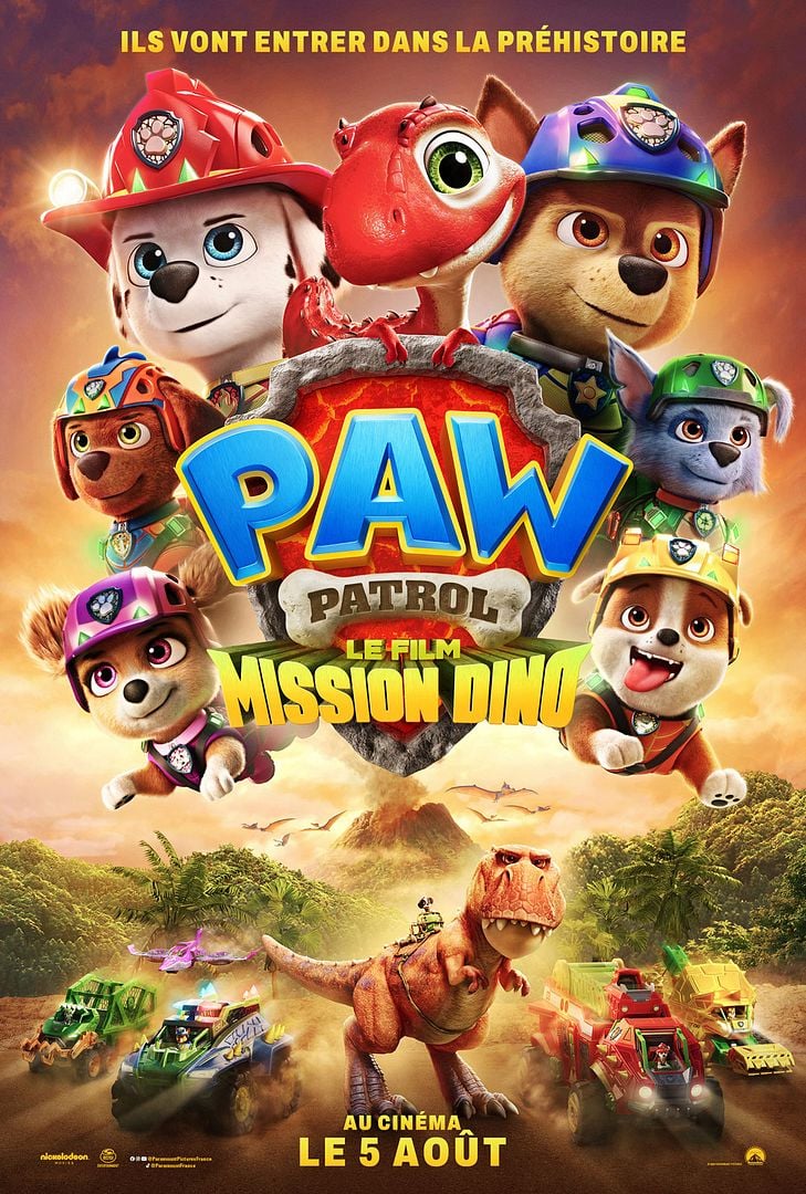 Cinéma – La Pat’Patrouille : Le film mission Dino