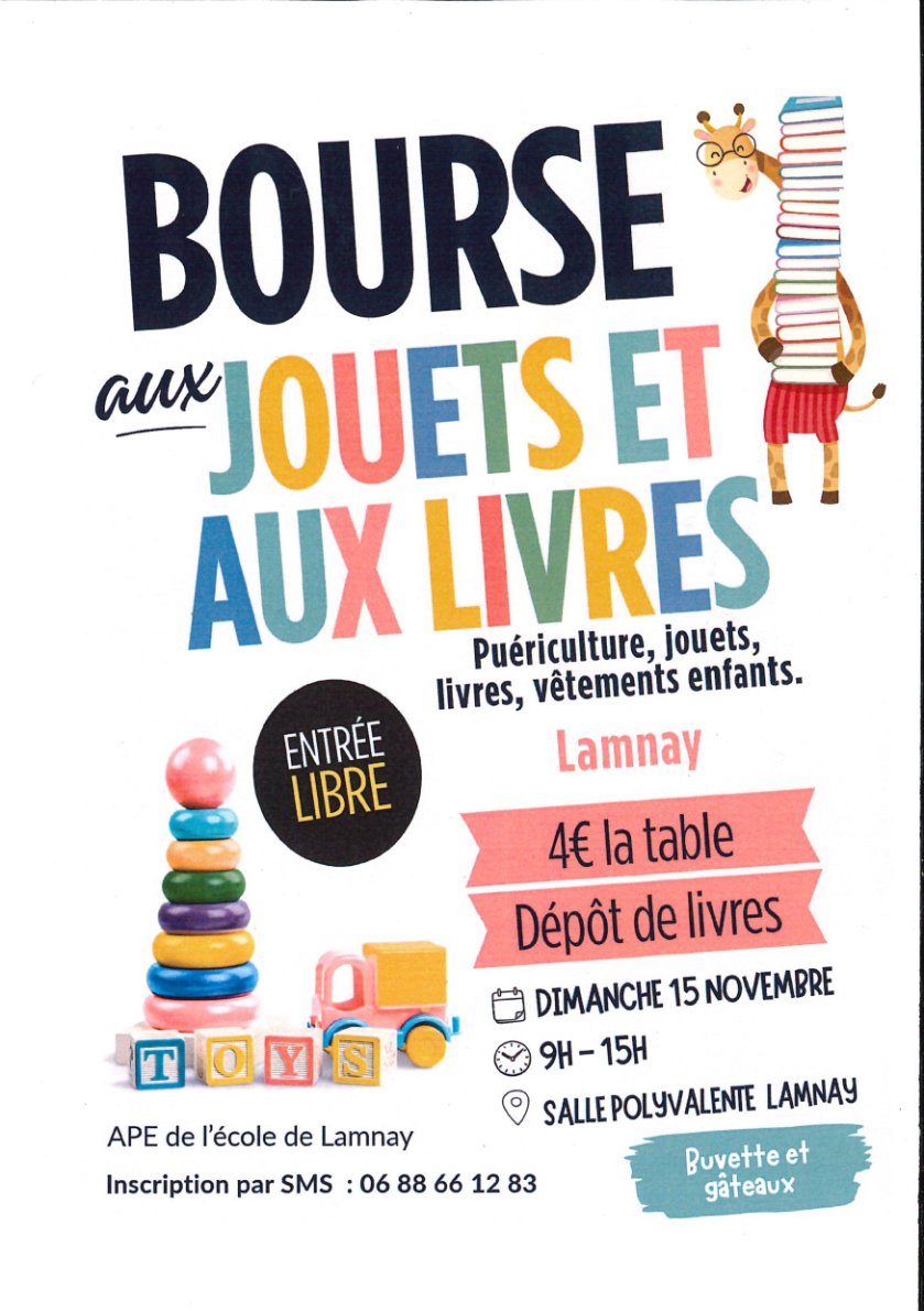 Bourse aux jouets et aux livres