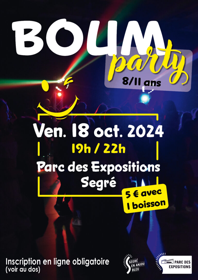 Boum Party - Parc des expositions Segré Le 18 oct 2024