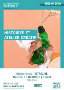 Histoires et Atelier créatif Le 16 oct 2024