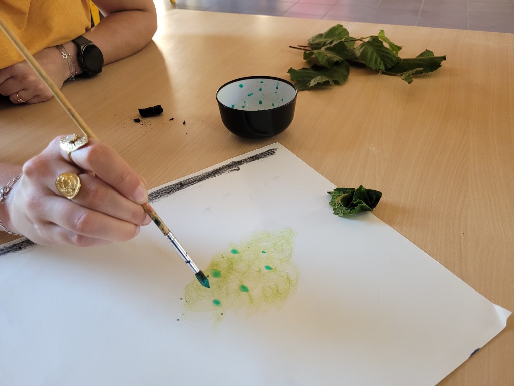 Atelier « Peindre avec des végétaux «