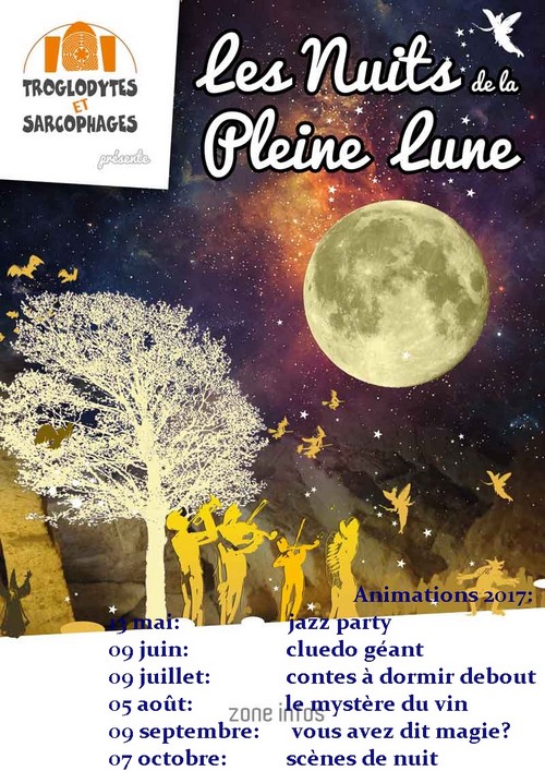 SCÈNES DE NUIT À TROGLODYTES ET SARCOPHAGES