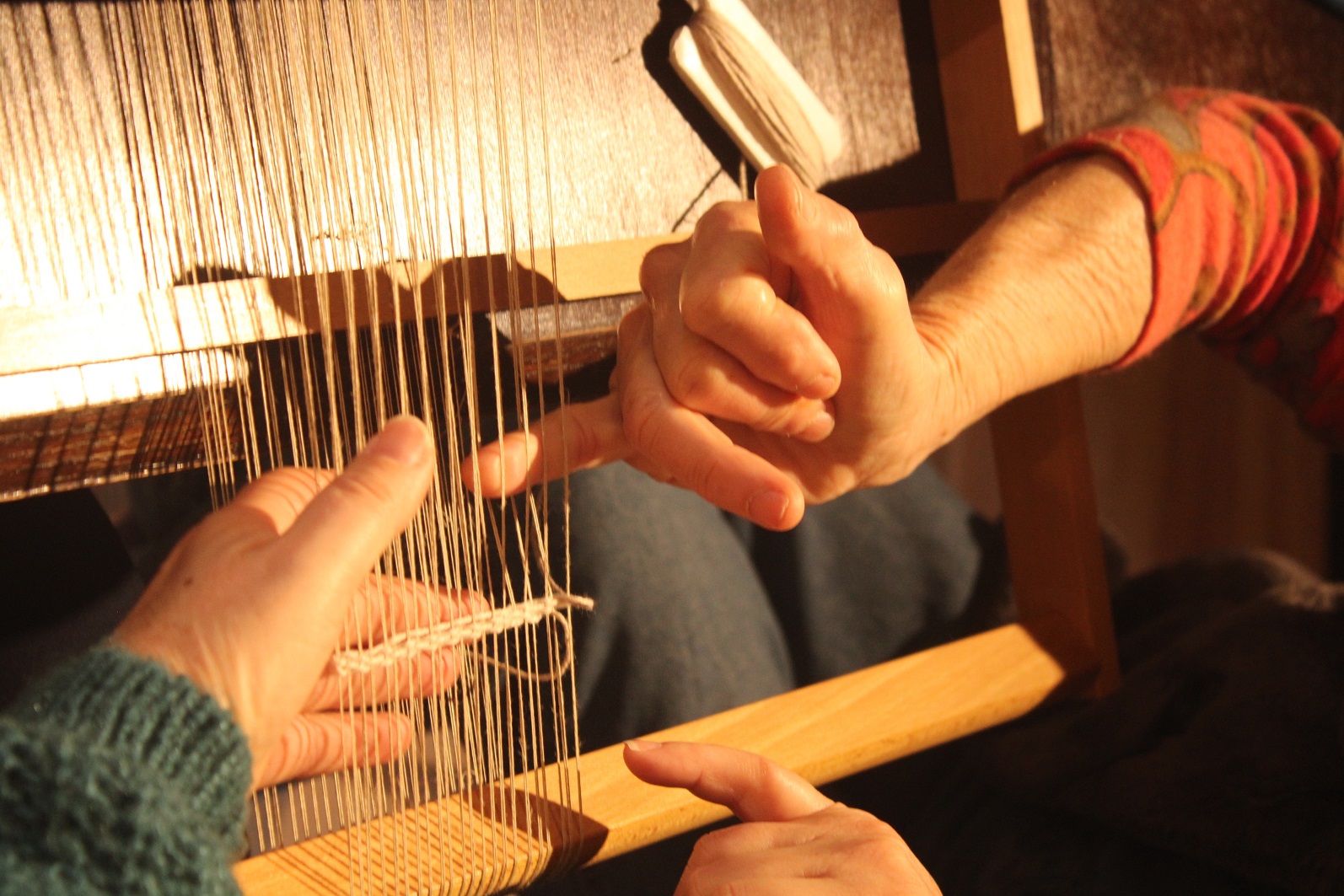 Atelier tissage à Beaufort-en-Vallée